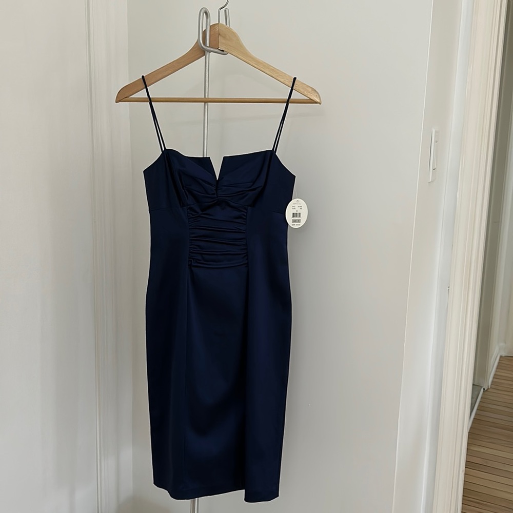 Strappy navy cocktail dress - Democracy - size 0